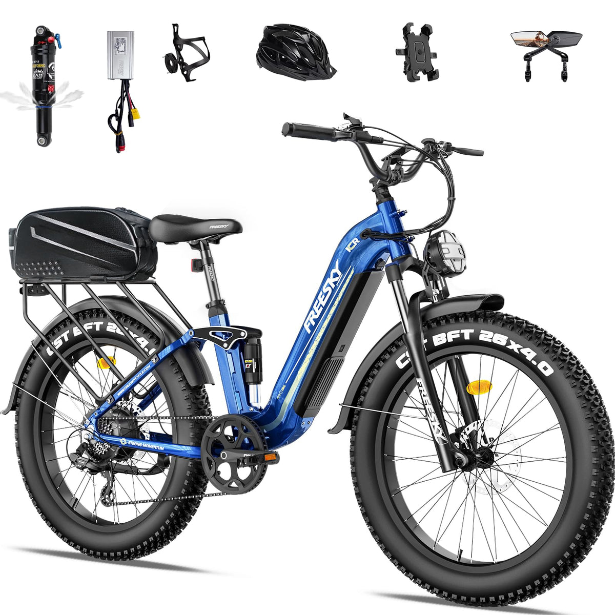 FREESKY Wild Cat Pro Electric Bike – Fat Tire E-Bike 1800W (Canada)