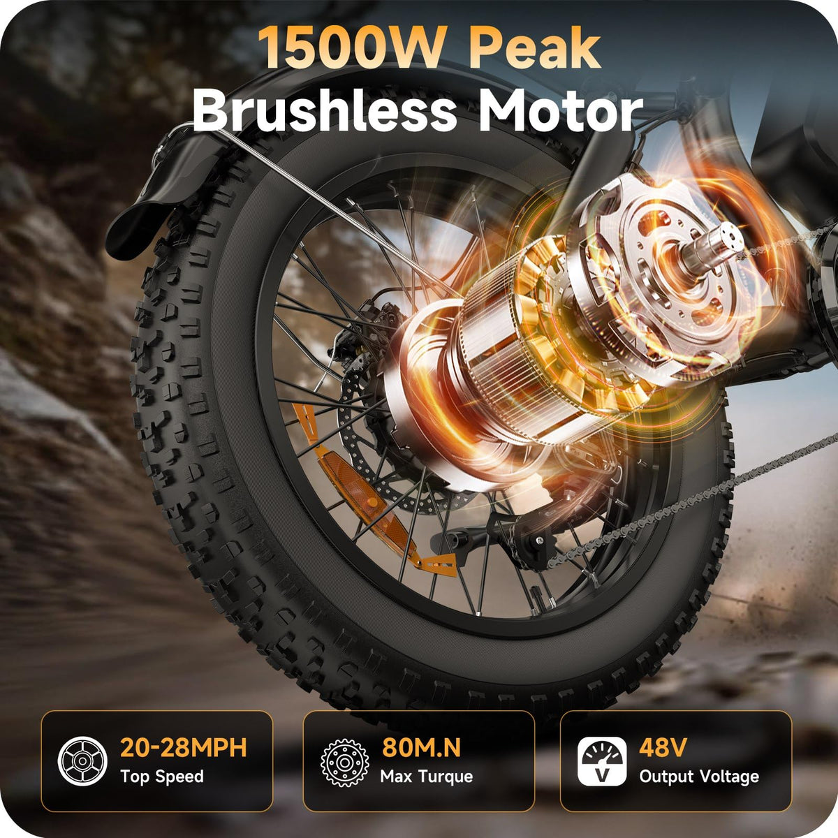 HiKeep K6 1500W Fat Tire Electric Bike Canada