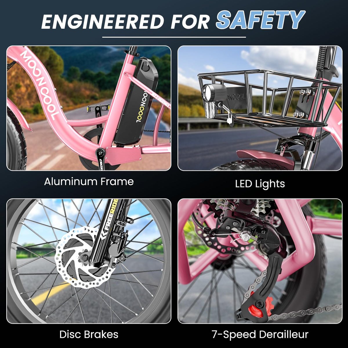 Mooncool Electric Tricycle - Best in Canada 2025