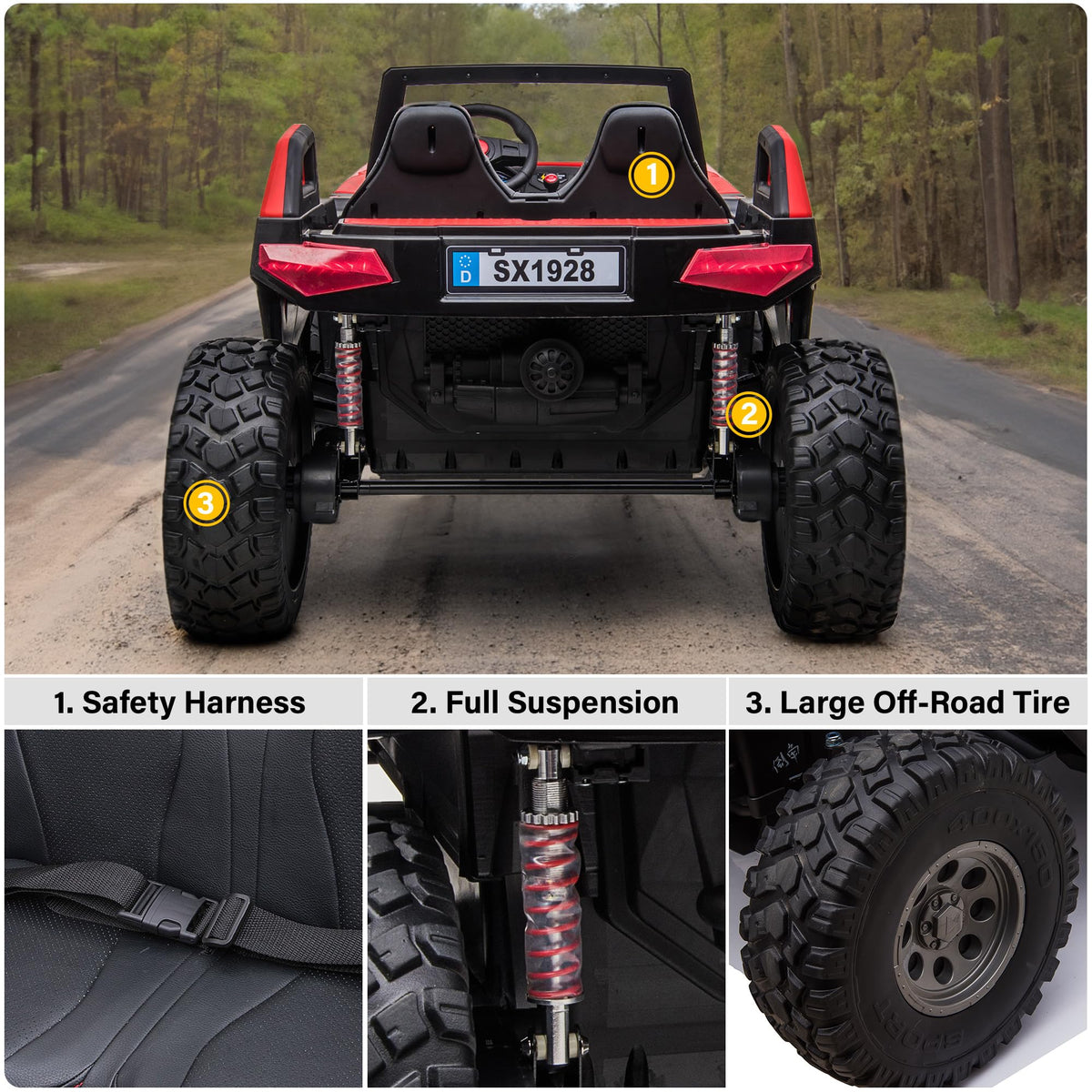 Voltz 24V Off-Road Ride-On Car for Kids Canada