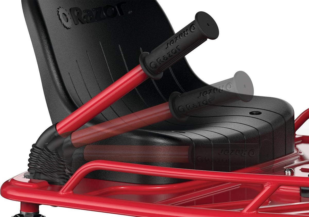 Razor Crazy Cart front tire and caster layout Canada