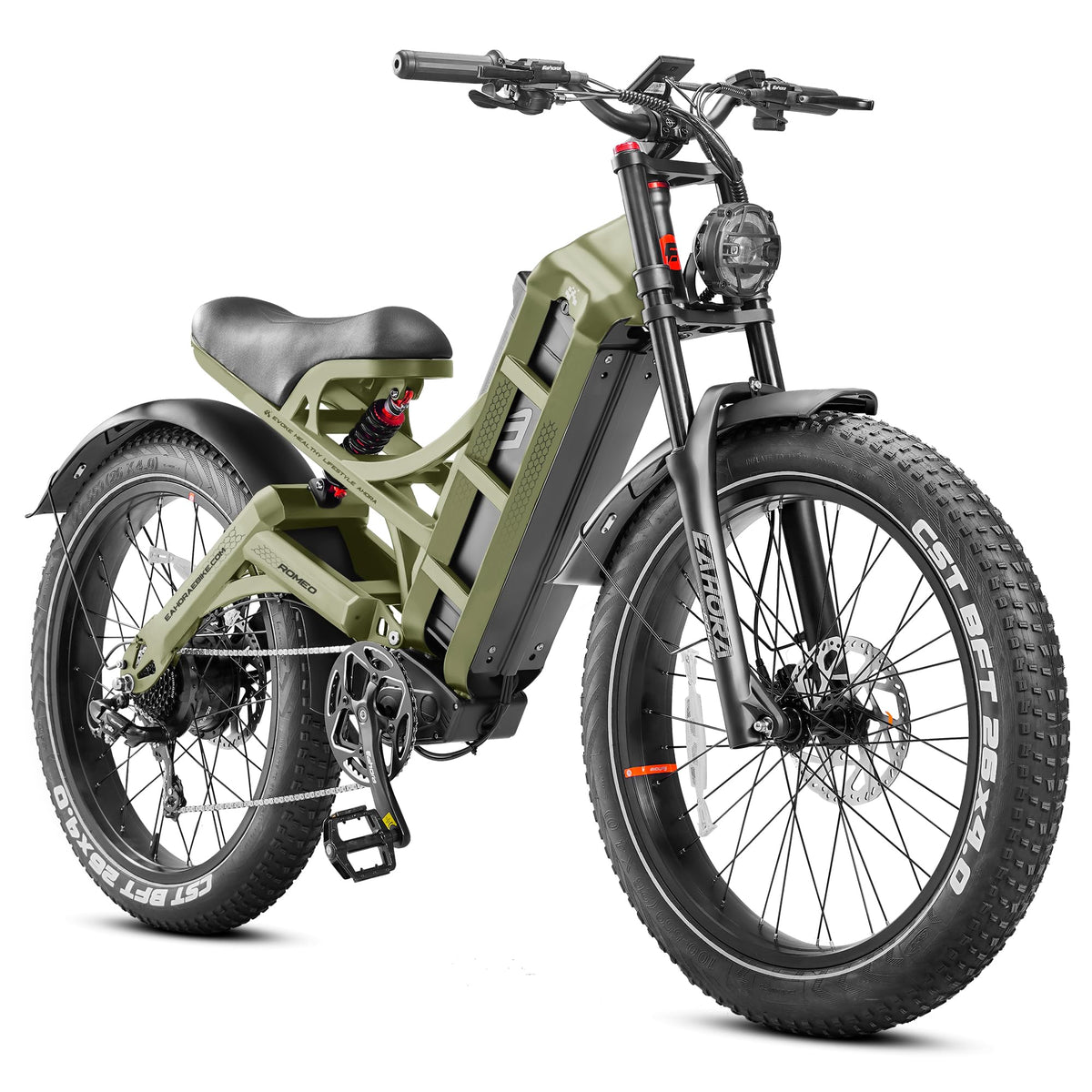 Eahora Romeo Pro Electric Bike – Long Range Fat Tire Canada