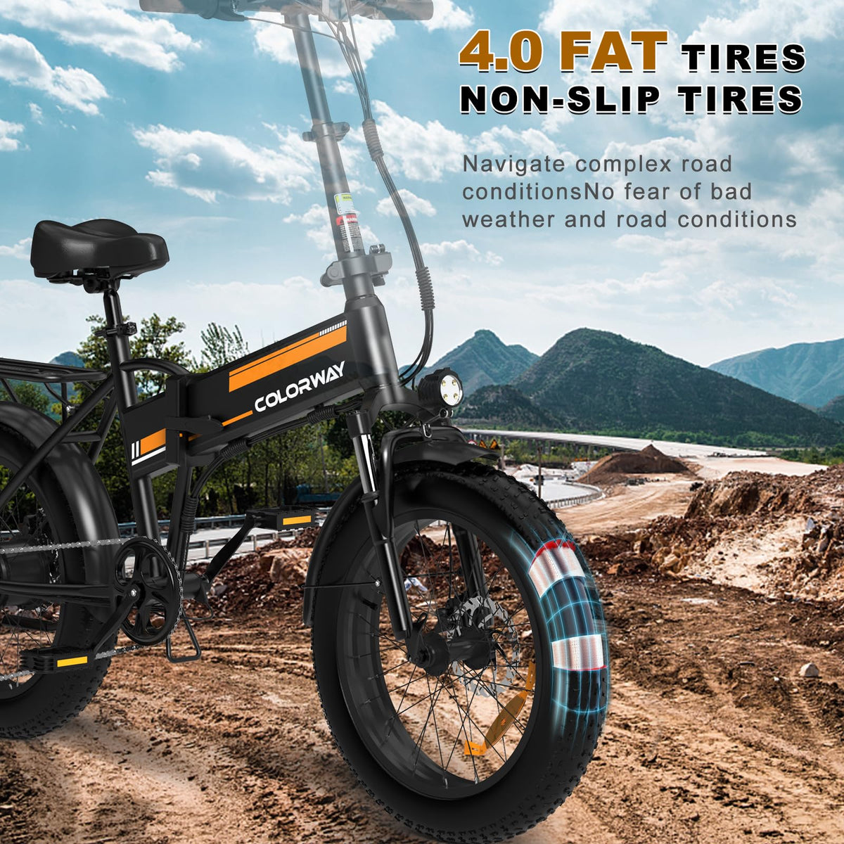 COLORWAY BK10 Electric Fat Tire Bike Canada