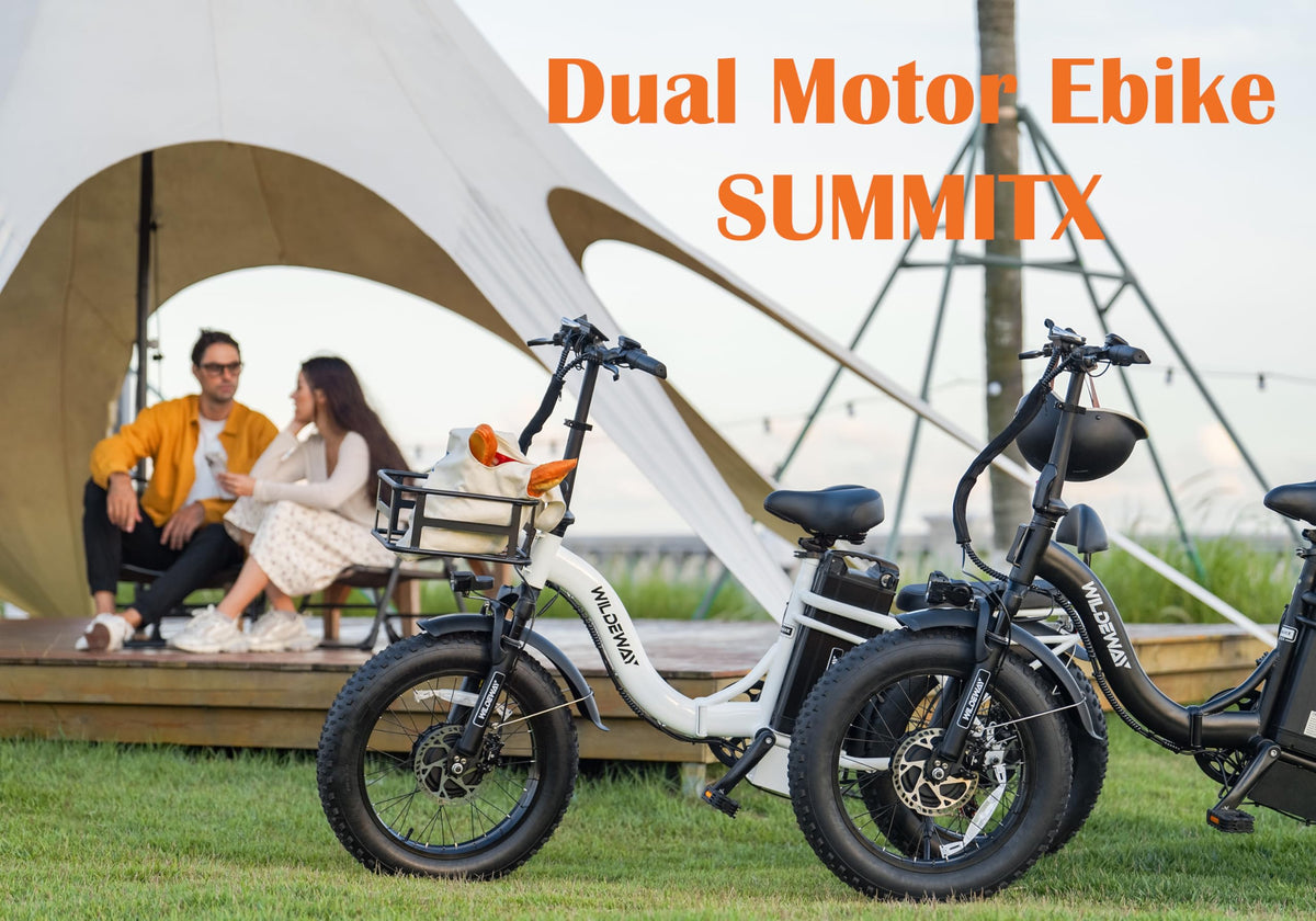 SummitX 1000W Folding E-Bike - Long Range 250km