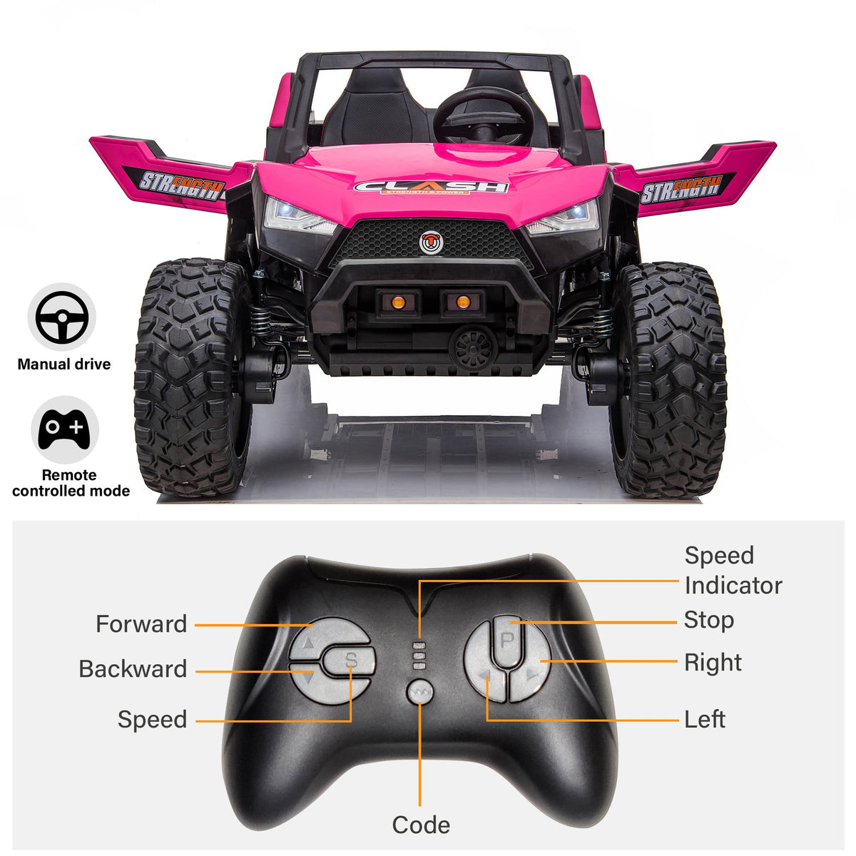 Voltz 24V Off-Road Ride-On Car for Kids Canada