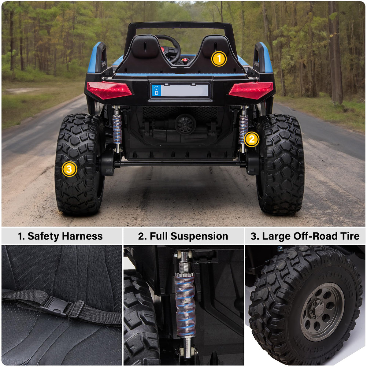 Voltz 24V Off-Road Ride-On Car for Kids Canada