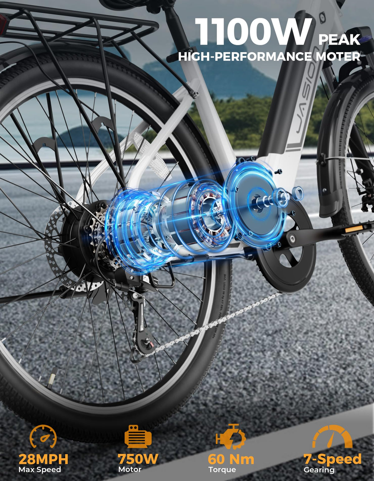 Jasion Roamer ST E-Bike Canada - Power Your Ride!