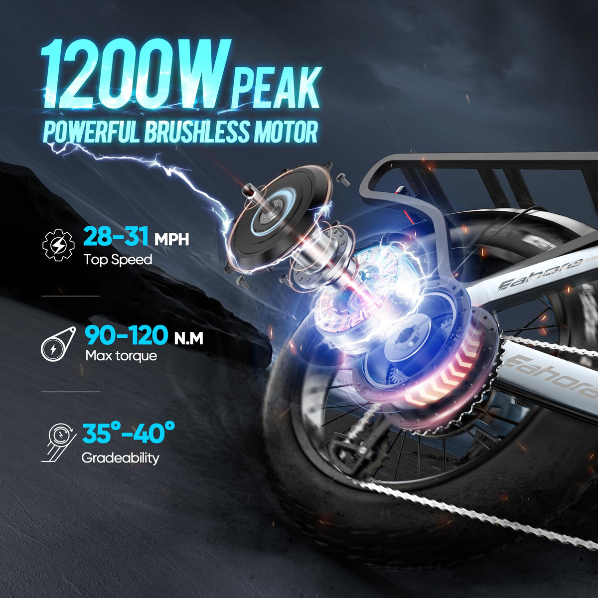 eAhora Juliet Electric Bike 1000W Fat Tire Canada