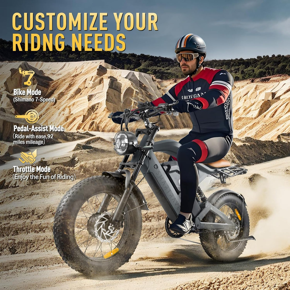 Bicicleta eléctrica Smartravel Raptor ST202 Pro Canadá