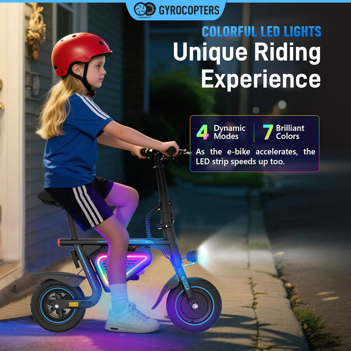 Gyrocopters Radi8 Electric Scooter – Kids &amp; Teens E-Bike Canada