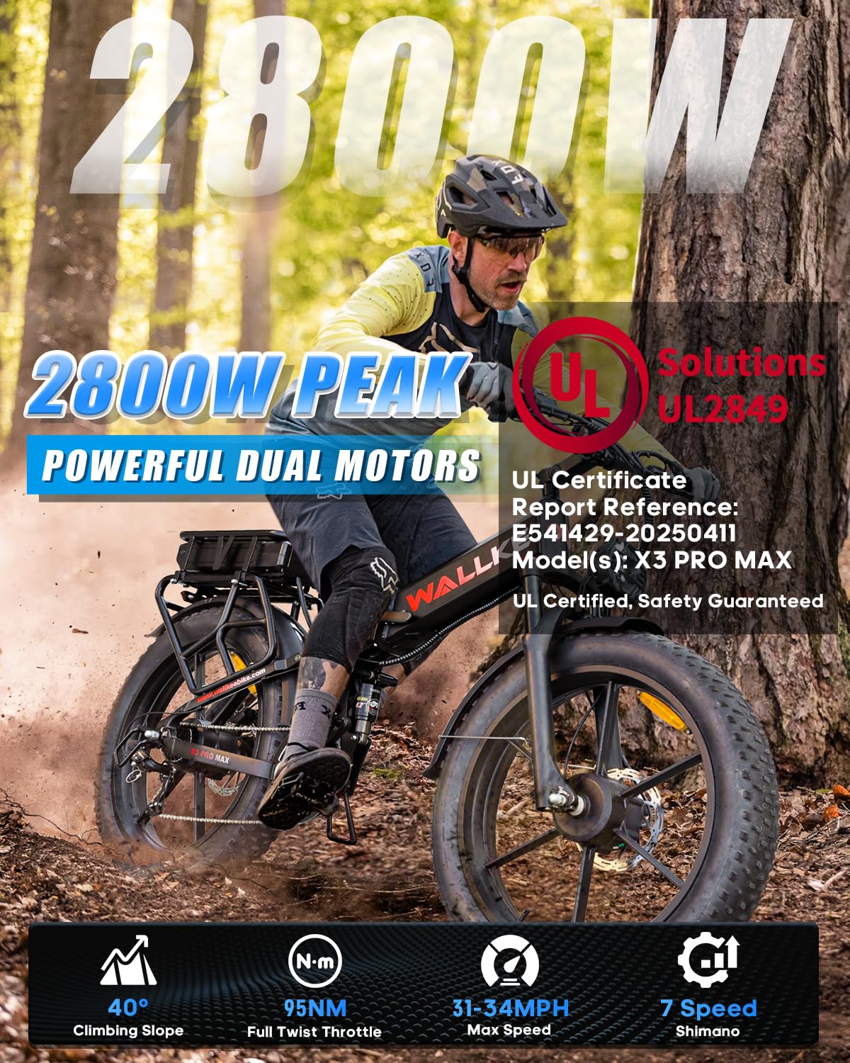 Bicicleta Eléctrica Wallke X3 Max Canadá