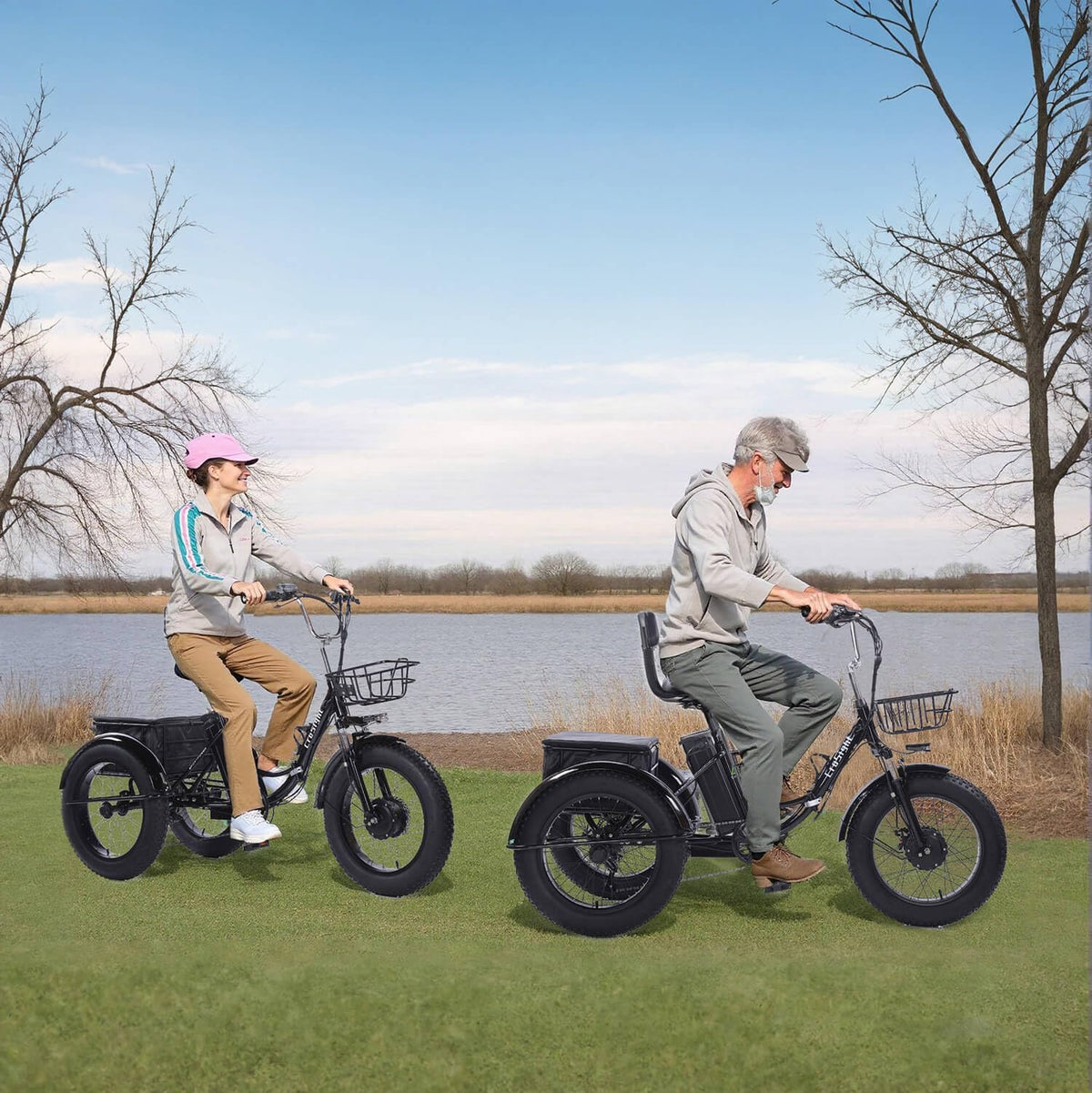 CroSight Folding Electric Tricycle 750W Fat Tire Canada