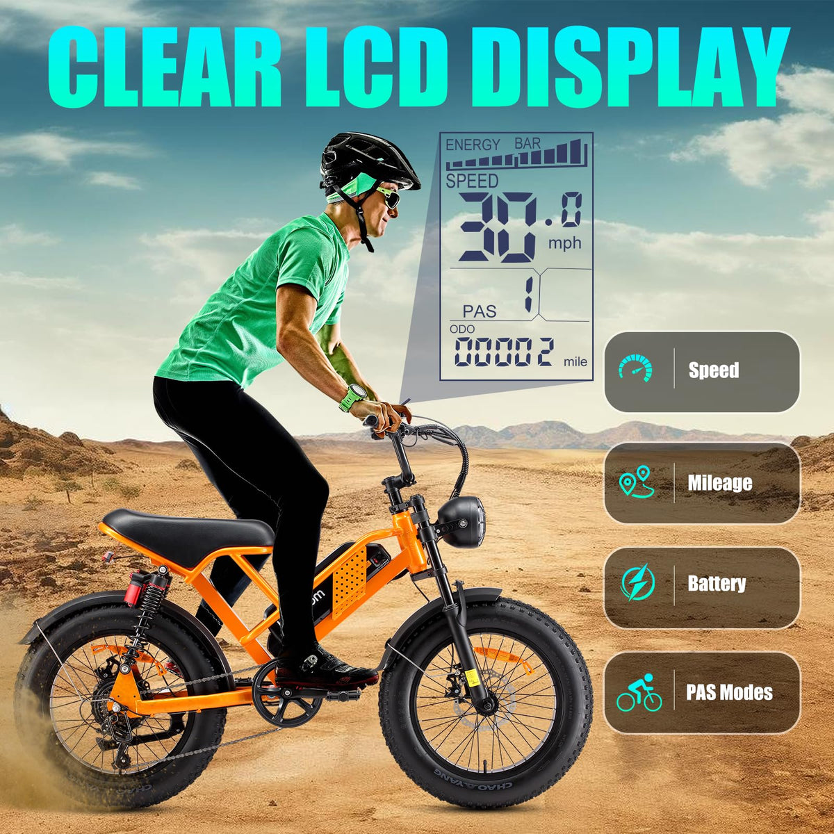 Jiu Haolong Electric Mountain Bike – 1000W All-Terrain E-Bike for Canada