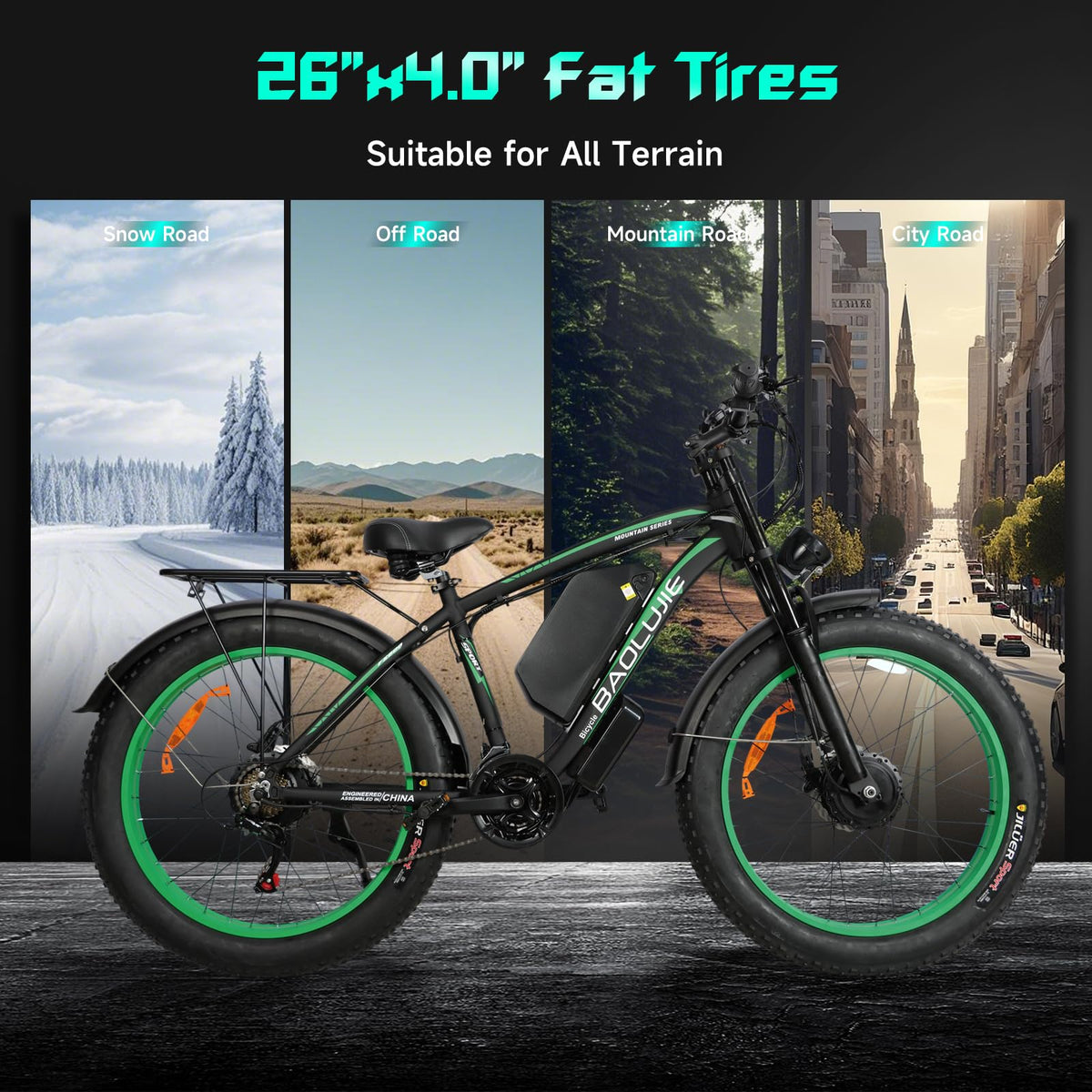 GERPSI 3000W Dual Motor Ebike - Canada