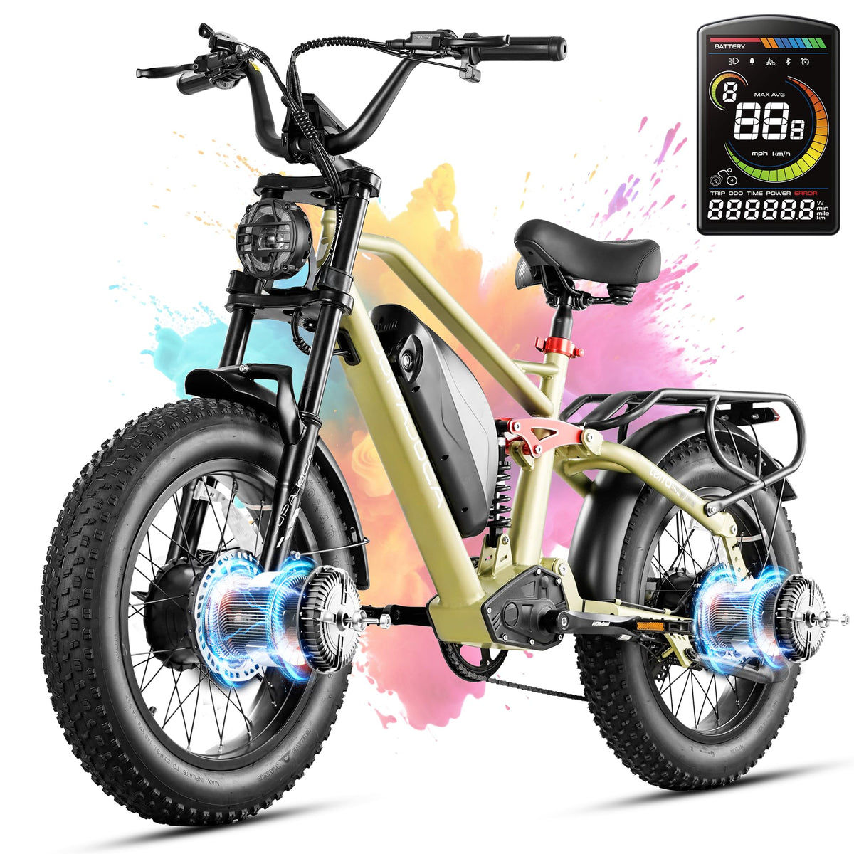 Eahora Luna Electric Bike 1000W Removable Battery Canada