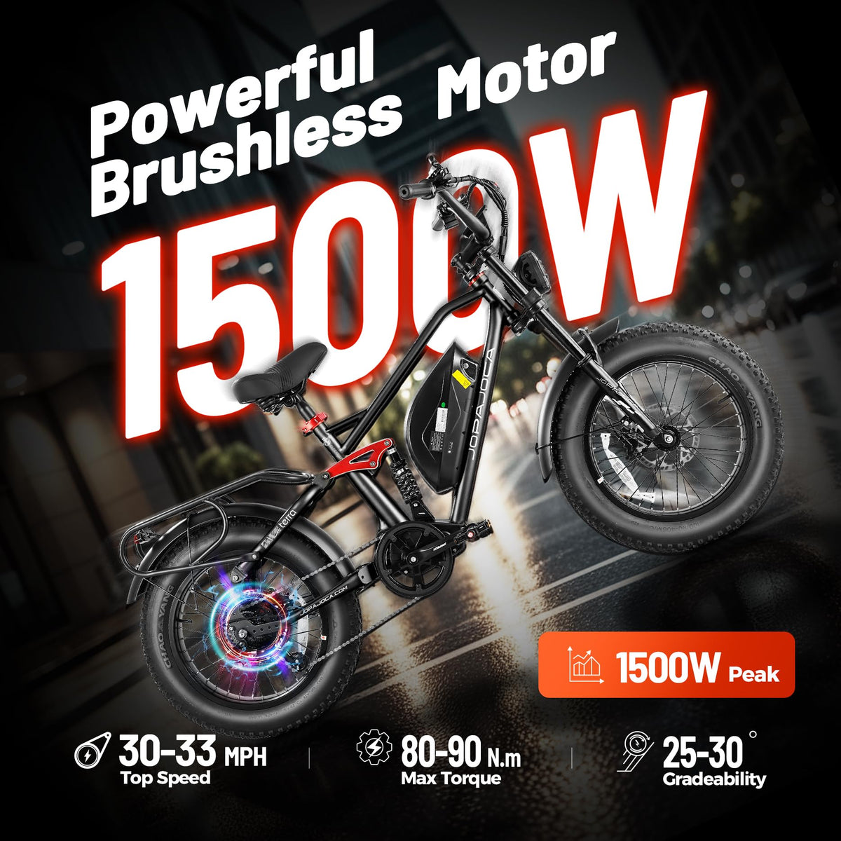 Eahora Luna Electric Bike 1000W Removable Battery Canada