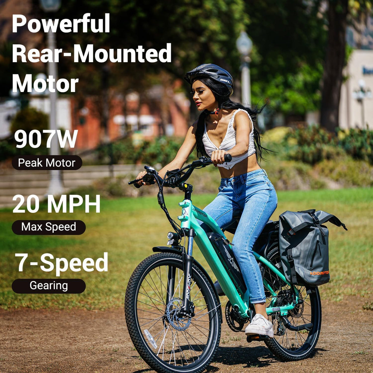 Addmotor CityPro E-43 Step-Thru Electric Commuter Bike – 500W Motor, 48V Battery, Long-Range E-Bike for Canadian Riders