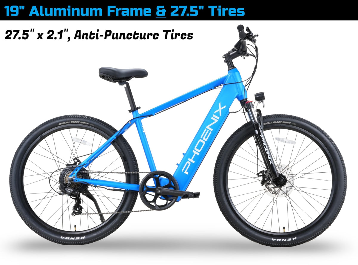 Phoenix 27.5" 350W Electric Bike Canada | 100km Range