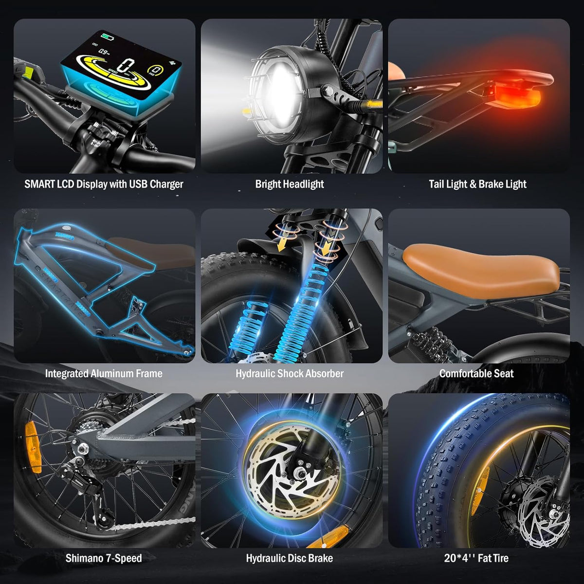 Bicicleta eléctrica Smartravel Raptor ST202 Pro Canadá