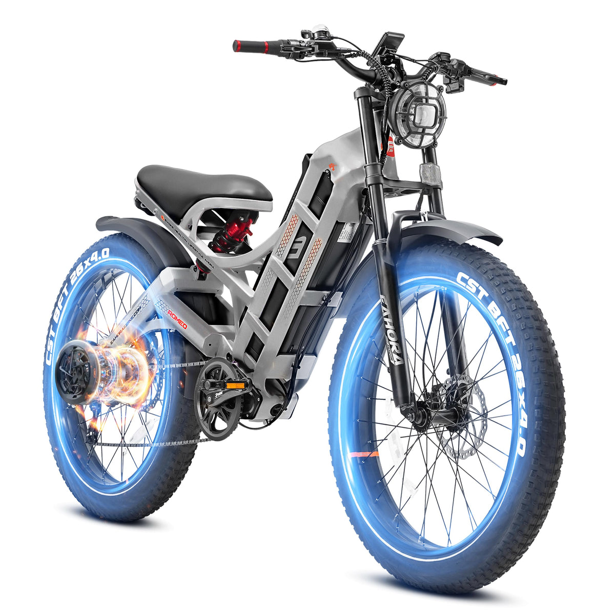Eahora Romeo Pro Electric Bike – Long Range Fat Tire Canada
