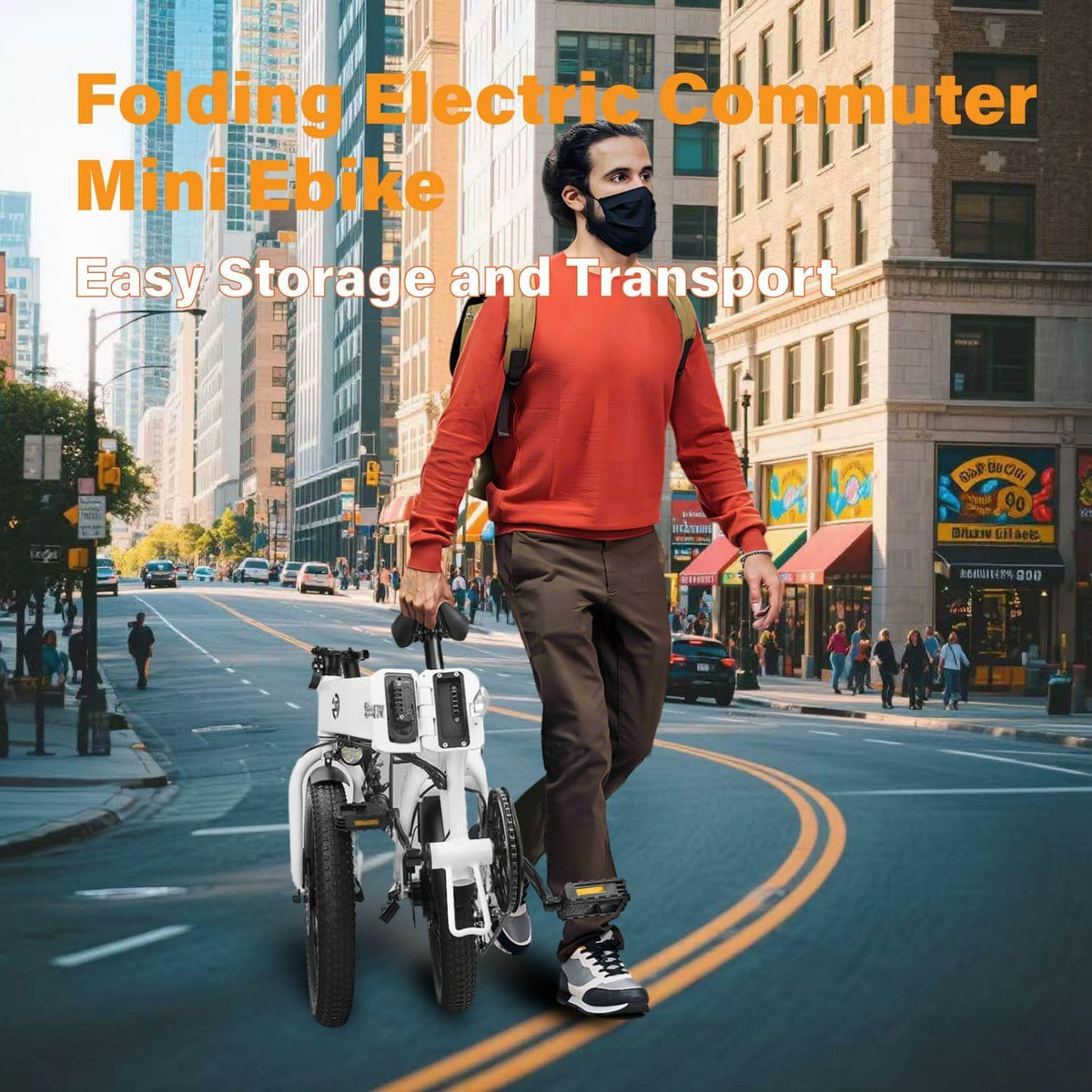 LURNYX Foldable Electric Bike 500W – Commuter E-Bike Canada