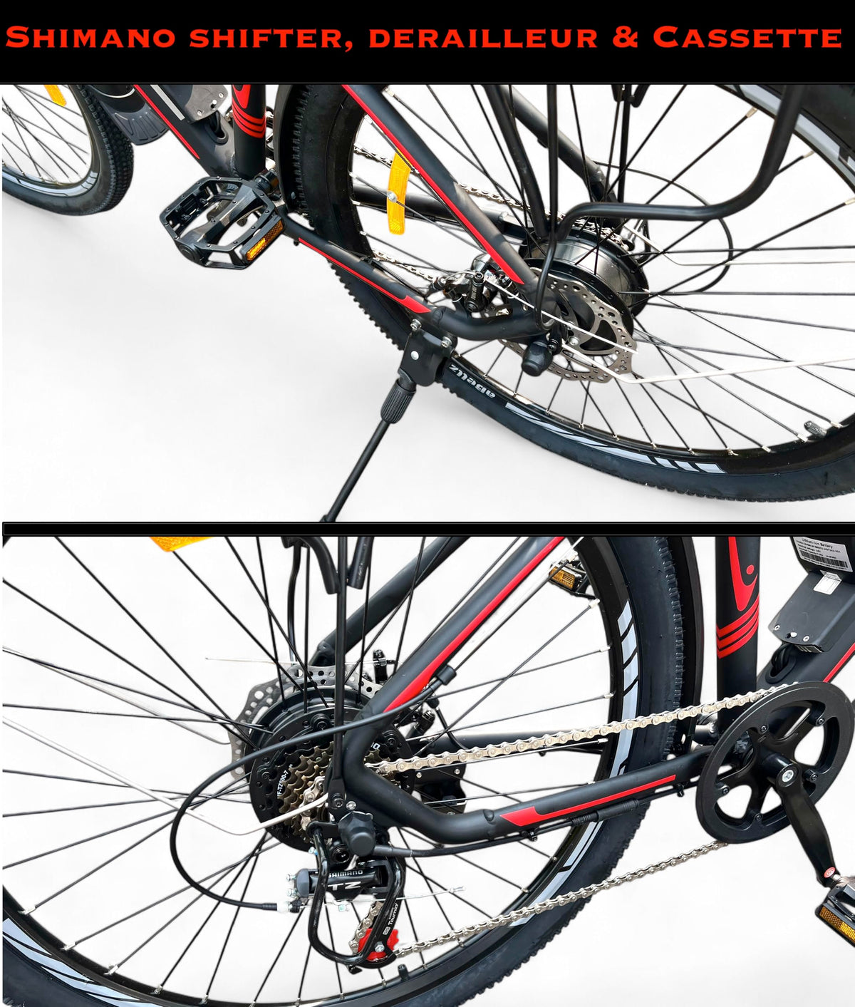 Abezil 26” 350W Electric Bike 468Wh Battery Canada