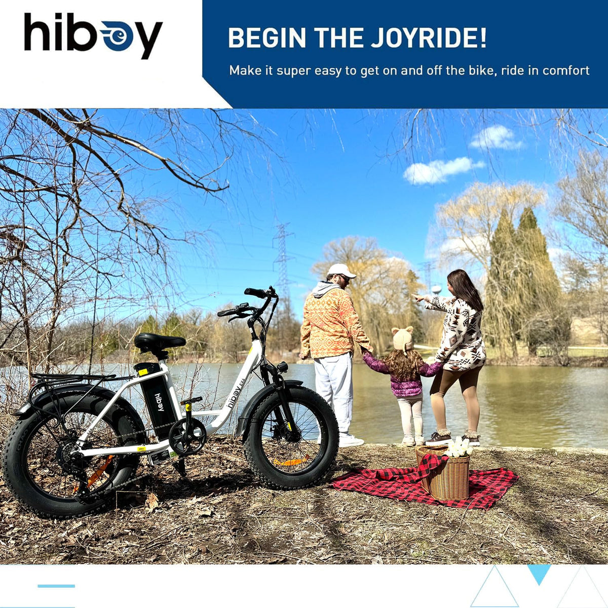 Hiboy EX6 Step-Thru E-Bike 960W Peak | In Stock Canada