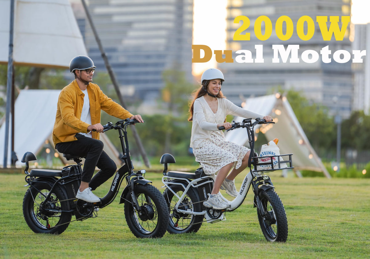 SummitX 1000W Folding E-Bike - Long Range 250km