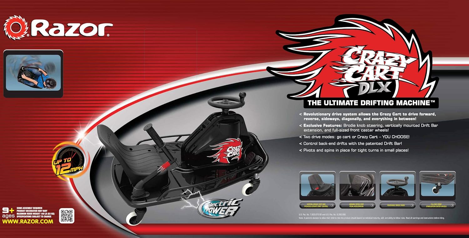 Razor Crazy Cart DLX riding detail Canada