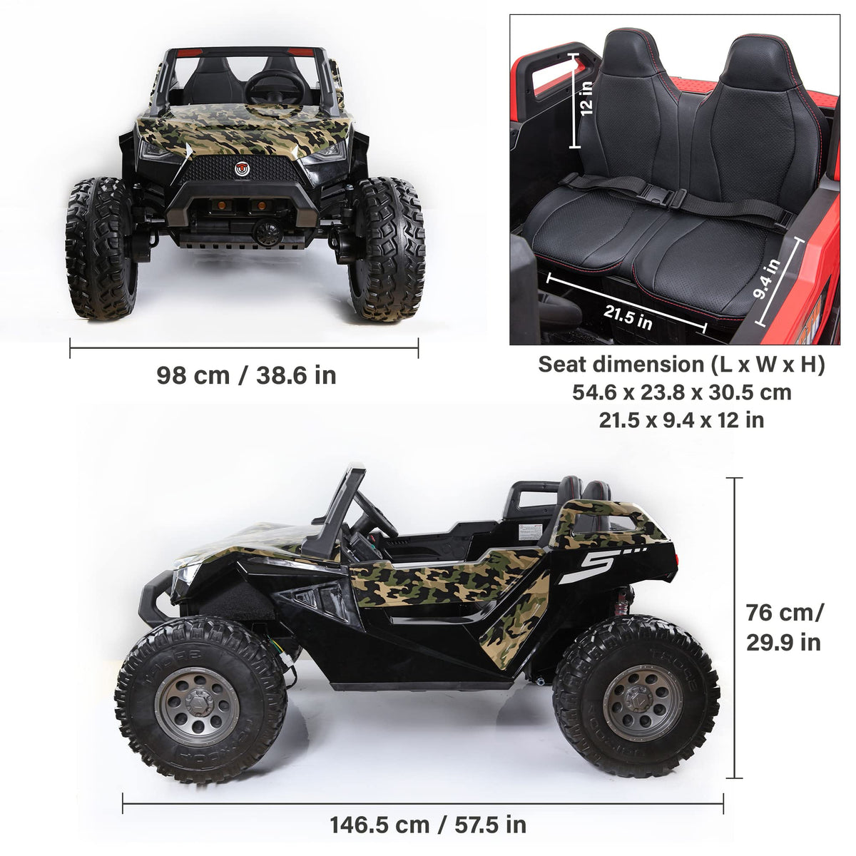 Voltz 24V Off-Road Ride-On Car for Kids Canada