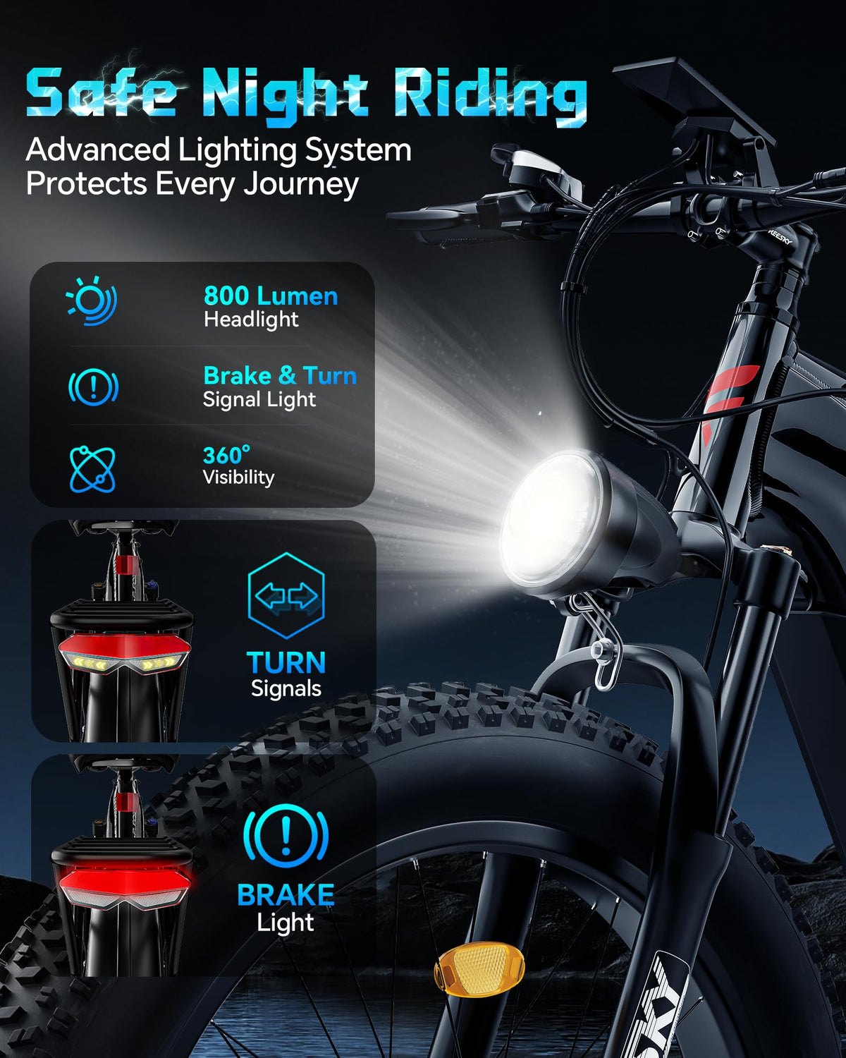 FREESKY Eurostar Ultra Electric Fat Tire Bike – 1000W, Full Suspension, Canada Edition