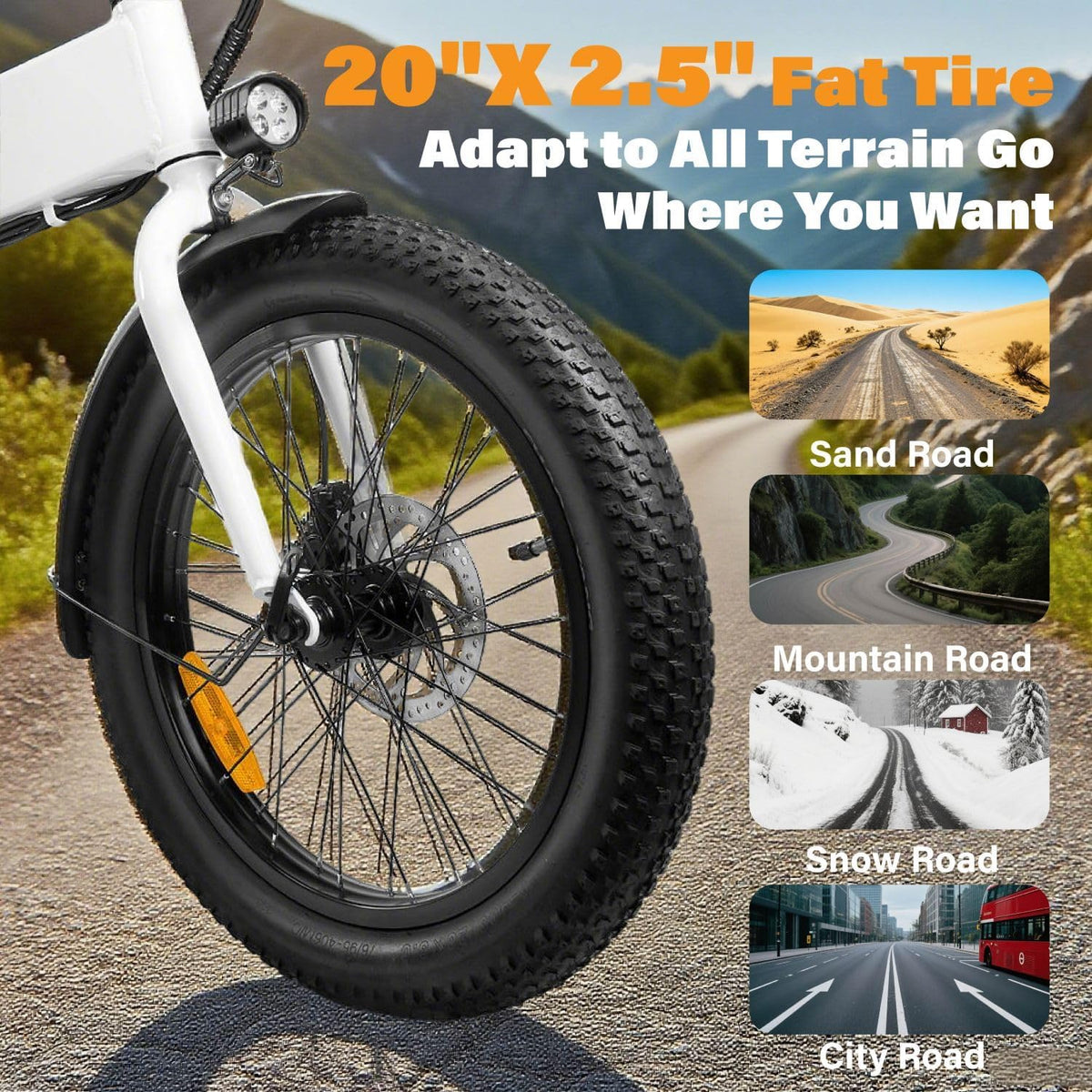 LURNYX Foldable Electric Bike 500W – Commuter E-Bike Canada