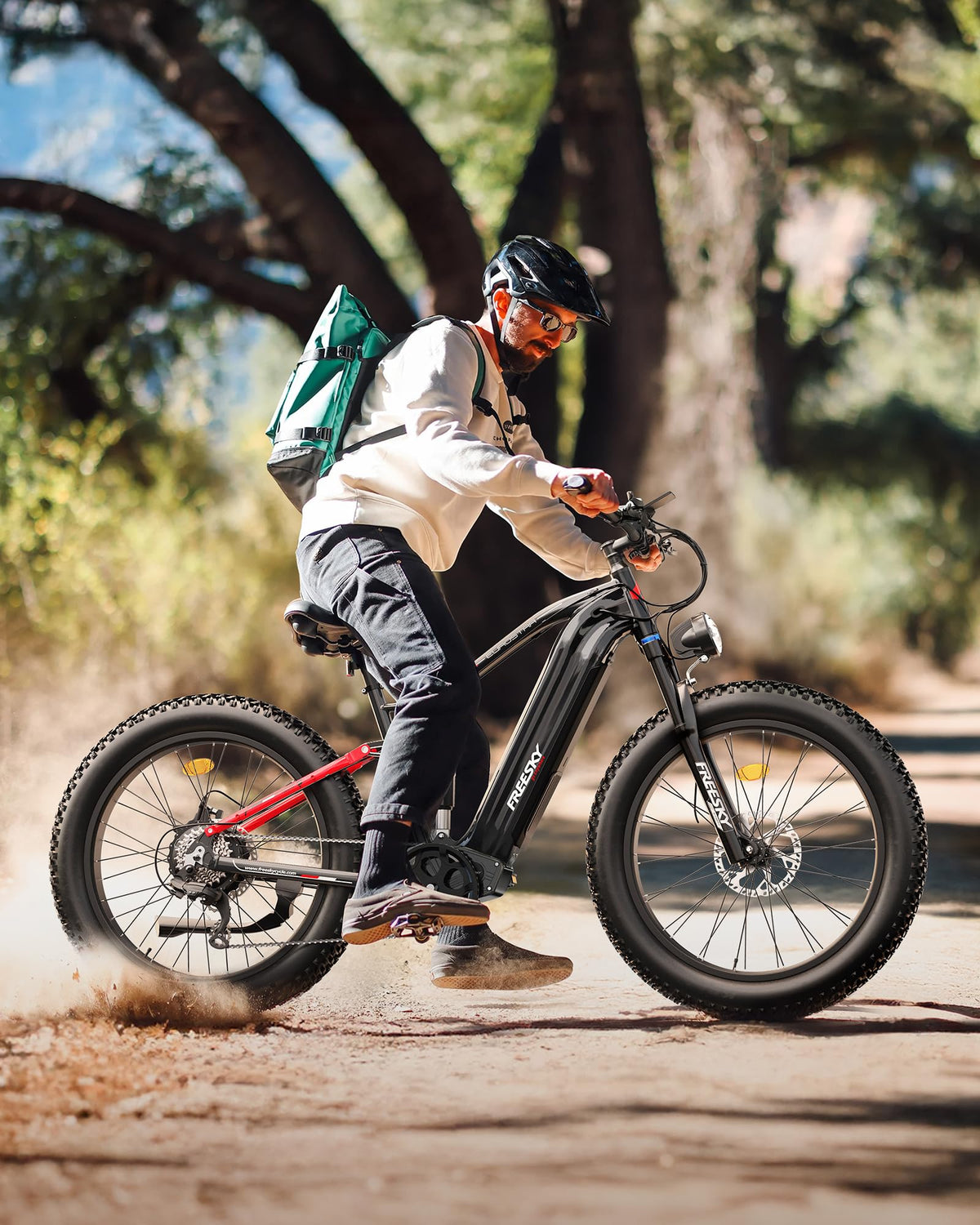 FREESKY Eurostar Ultra Electric Fat Tire Bike – 1000W, Full Suspension, Canada Edition