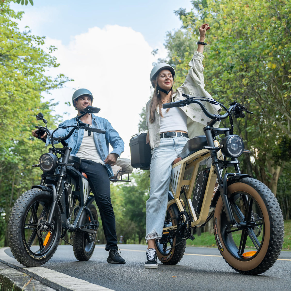 Jansno X70 Electric Bike Canada — Dual Battery, Long-Range Fat Tire E-Bike