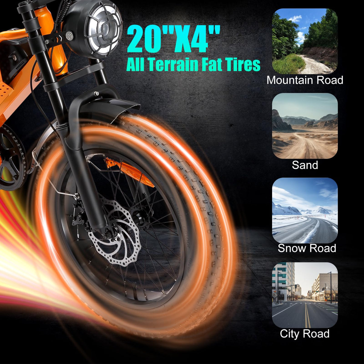 Jiu Haolong Electric Mountain Bike – 1000W All-Terrain E-Bike for Canada