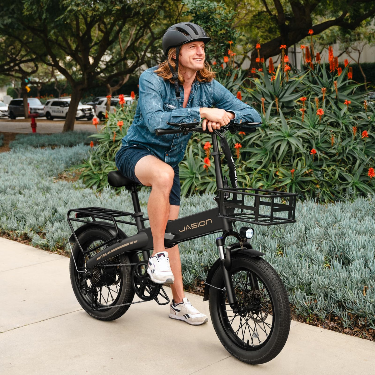 Jasion EB6 Folding Electric Bike – 500W Fat Tire Canada