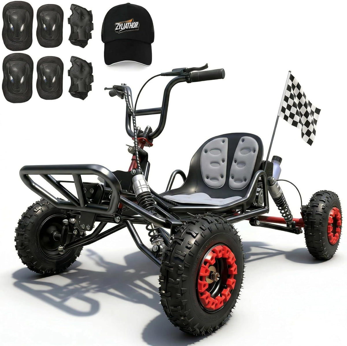 Zyliathor 63cc gas go-kart Canada throttle limiter and kill switch