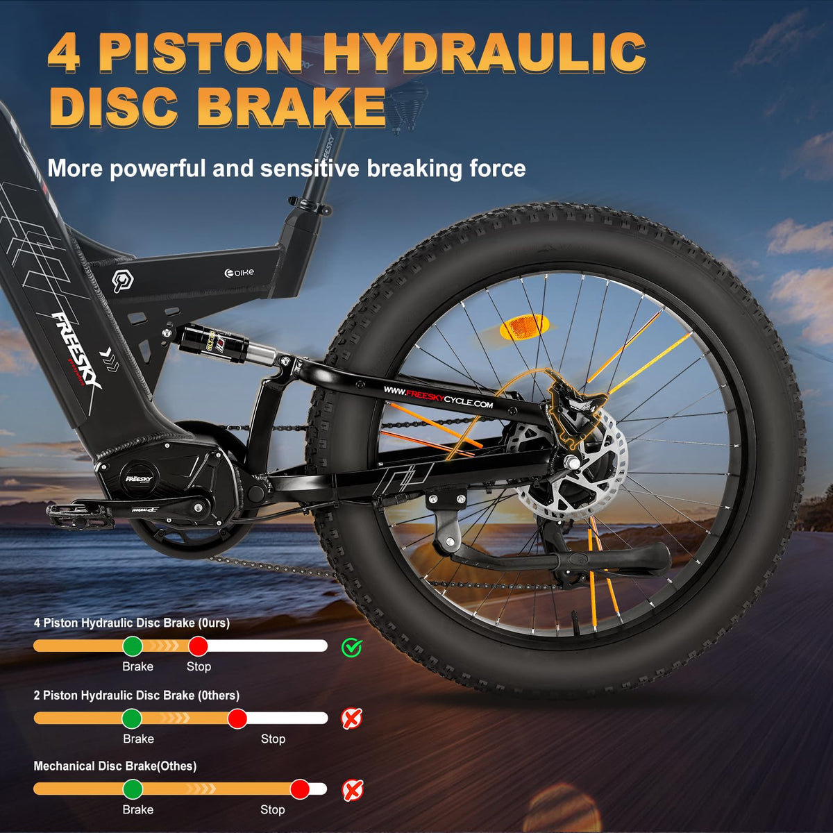 FREESKY Warrior Pro Dual-Motor Electric Bike – Long-Range Fat Tire E-Bike Canada