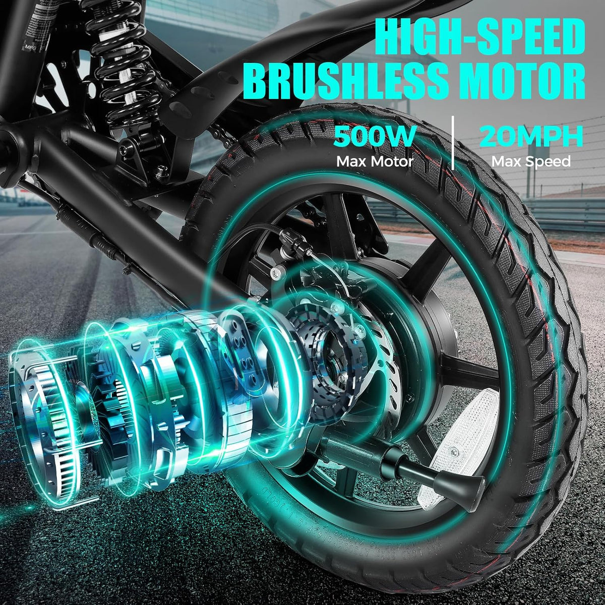 ANCHEER Folding Electric Bike 20" Compact E-Bike Canada