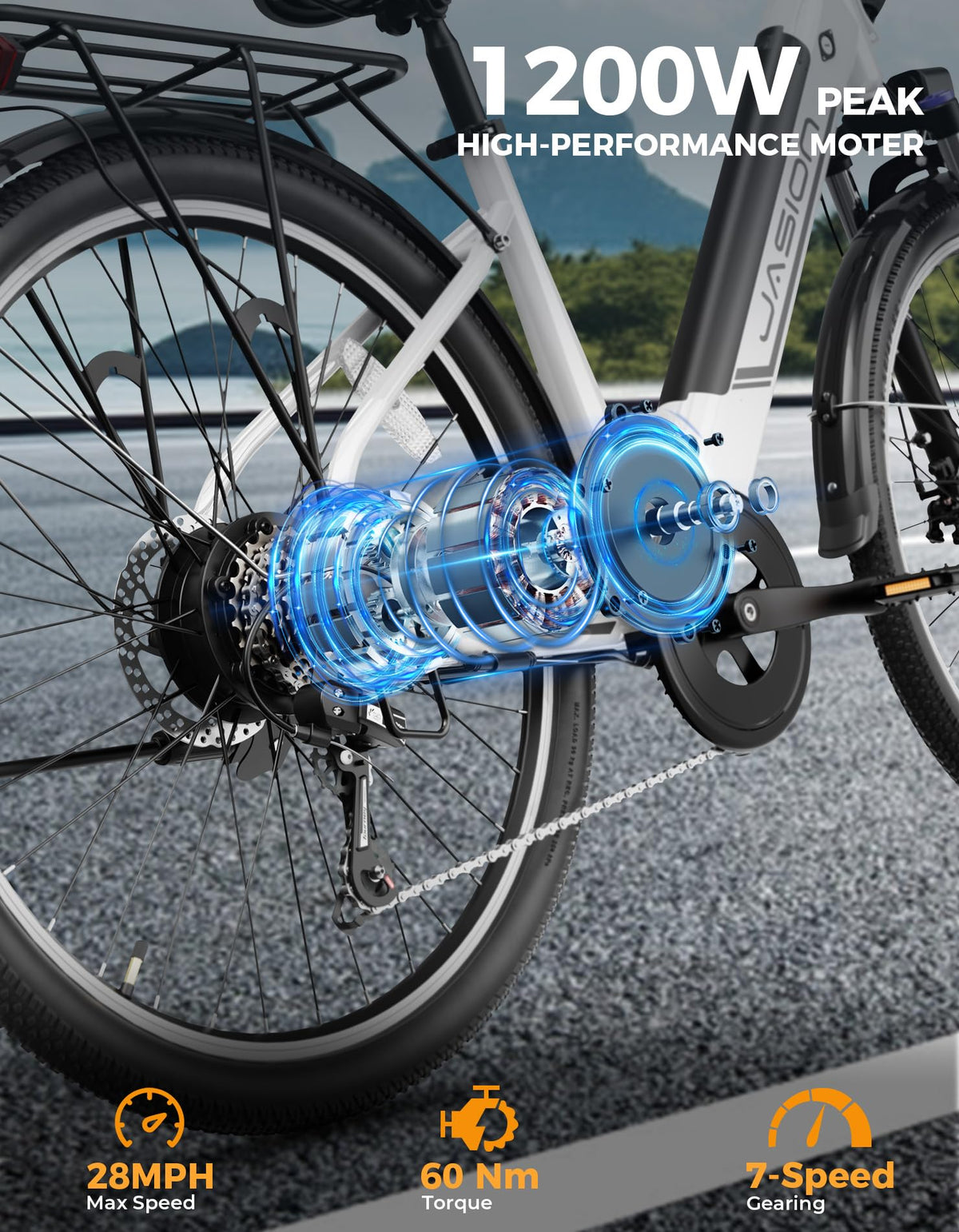 Jasion Roamer ST E-Bike Canada - Power Your Ride!