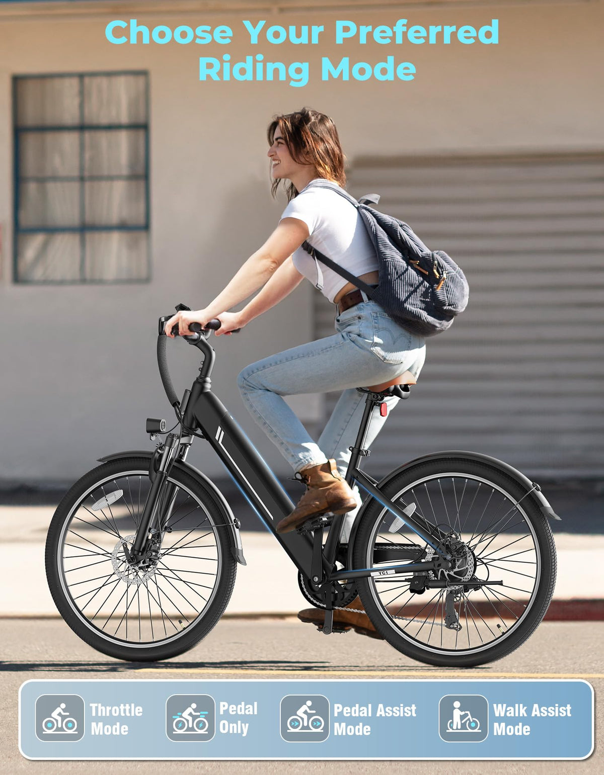 Jasion YC1 ST Electric Bike Canada - Power &amp; Comfort