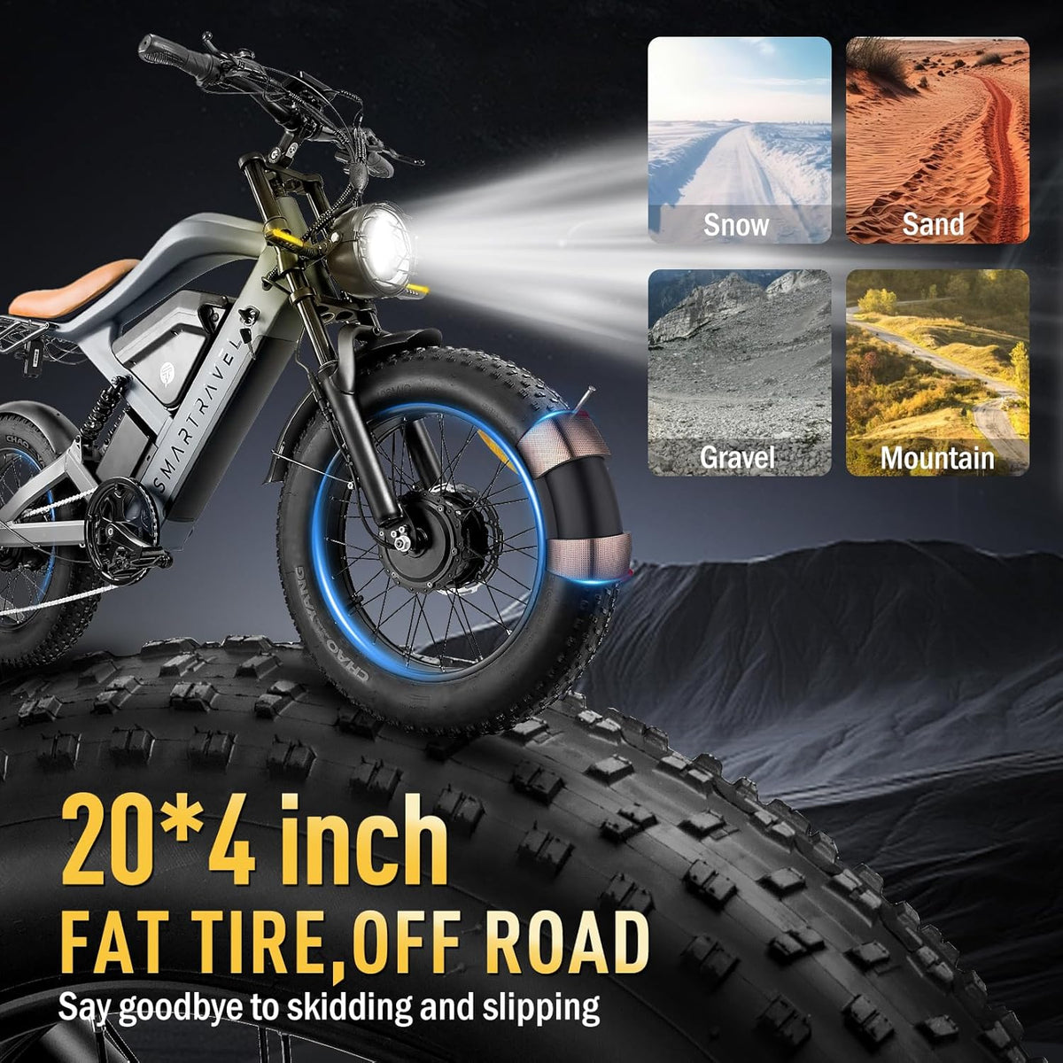 Bicicleta eléctrica Smartravel Raptor ST202 Pro Canadá