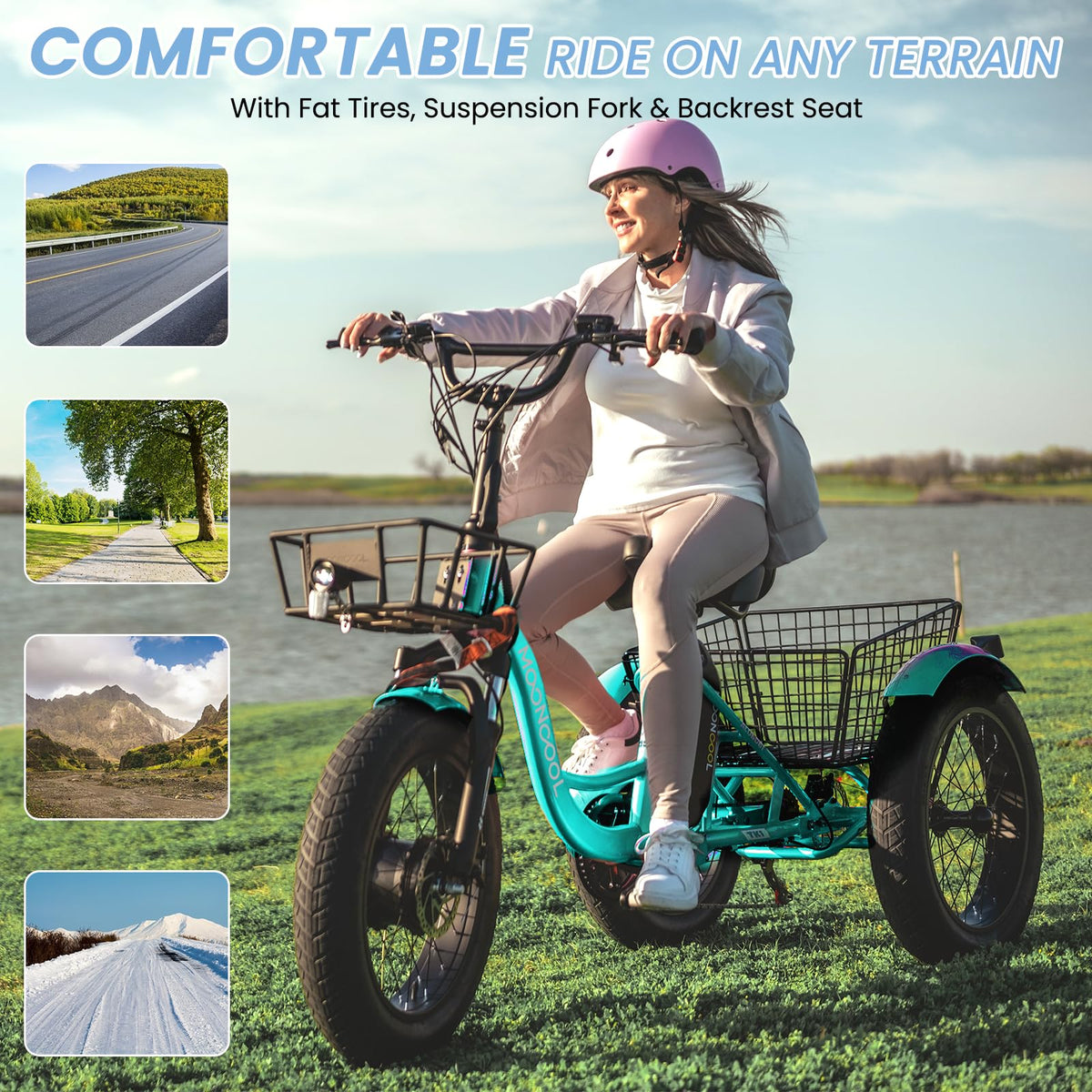 Mooncool Electric Tricycle - Best in Canada 2025