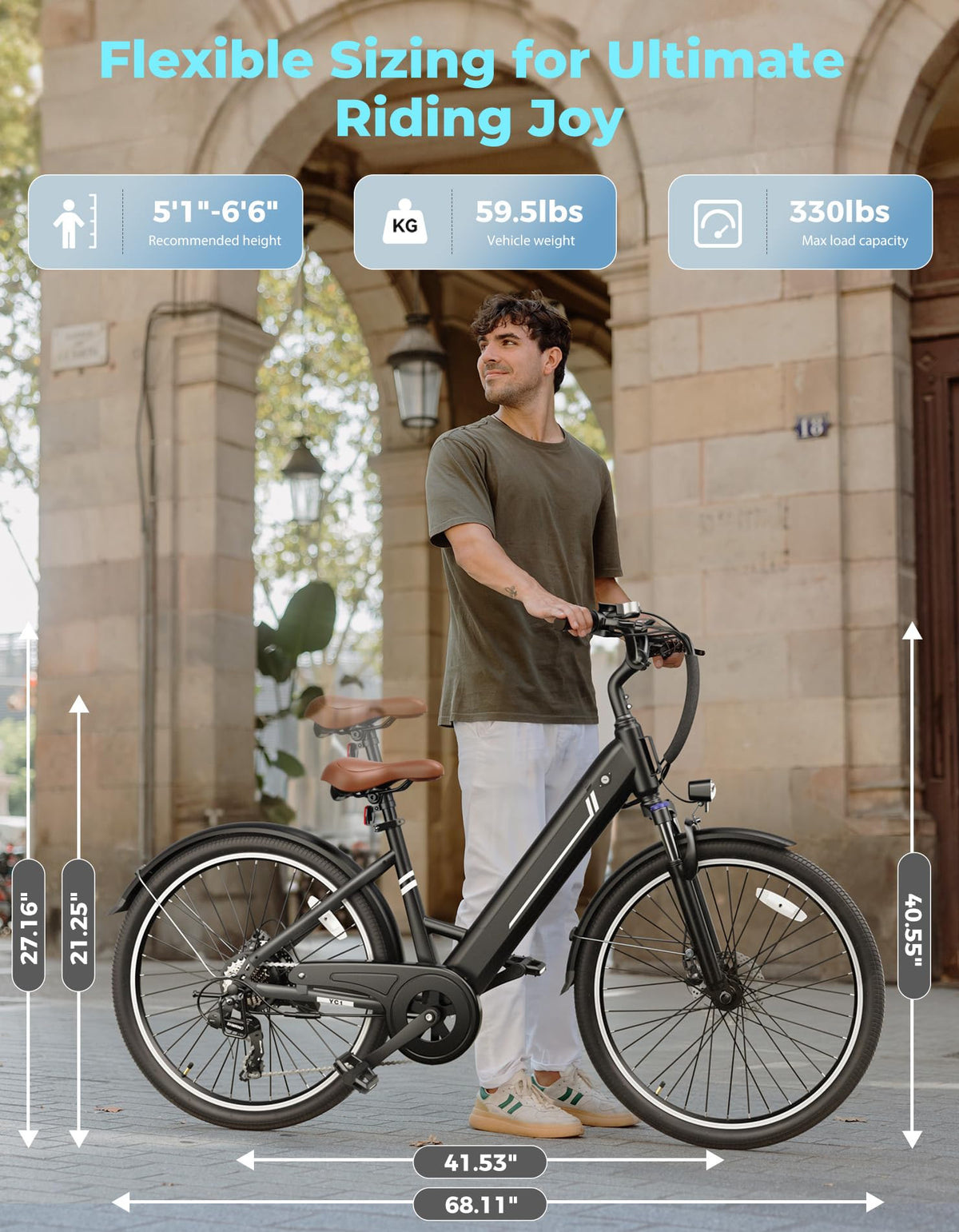 Jasion YC1 ST Electric Bike Canada - Power &amp; Comfort