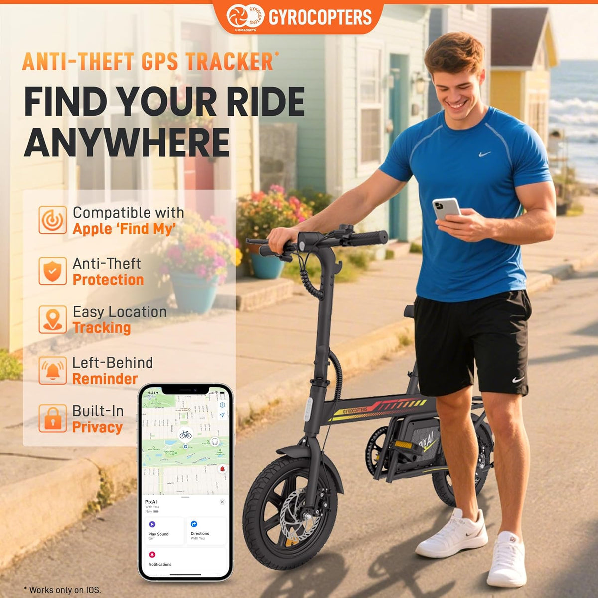 Gyrocopters PixAI Electric Bike – Foldable UL Certified | Canada