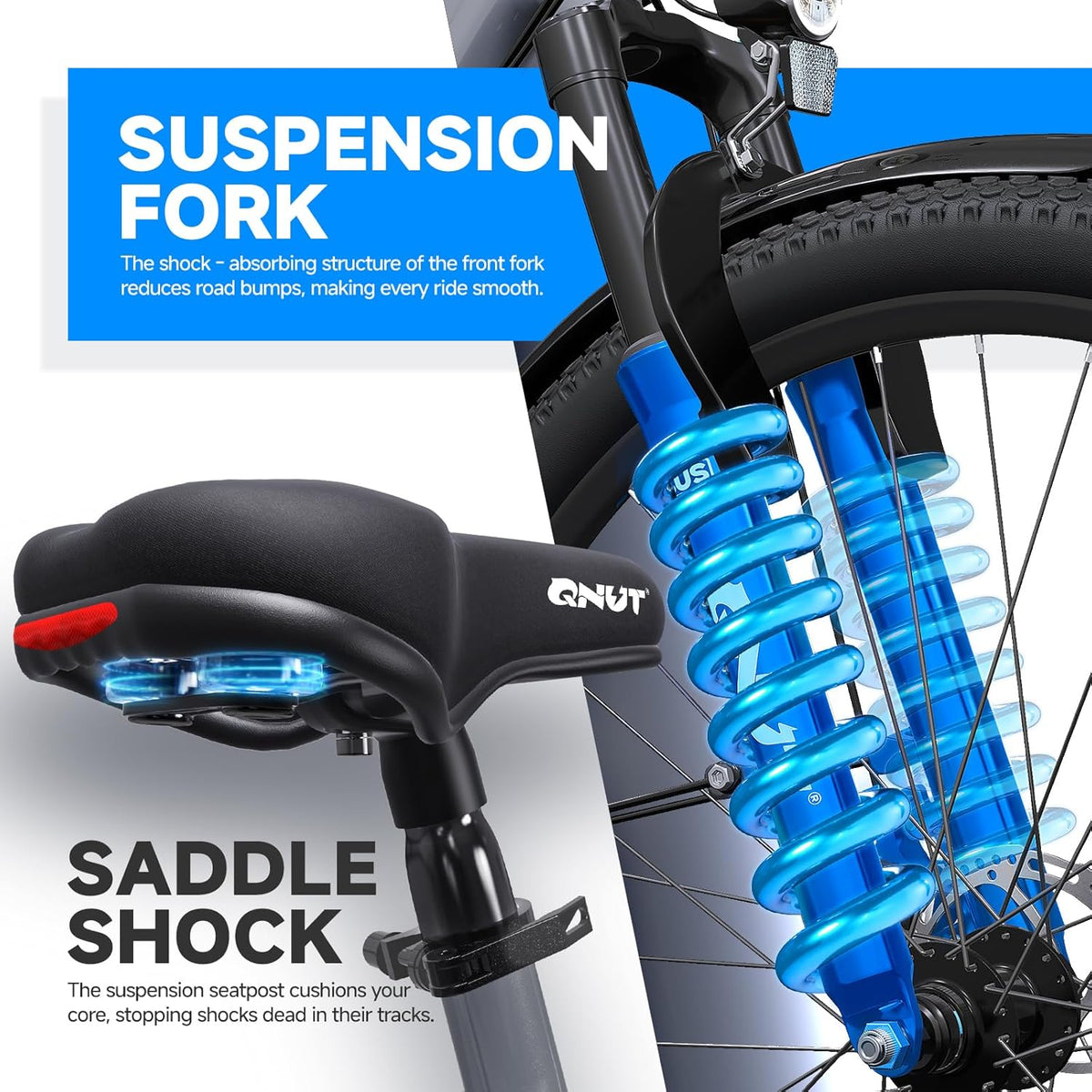 QNUT EC150 step-through city e-bike angle