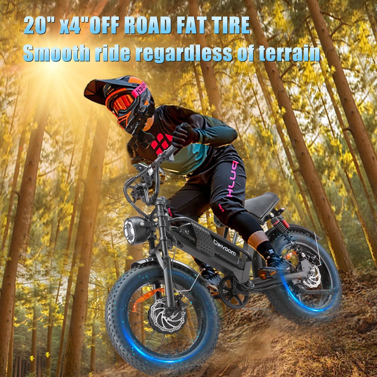 PikSpiid M7 Electric Bike 1000W Fat Tire Canada