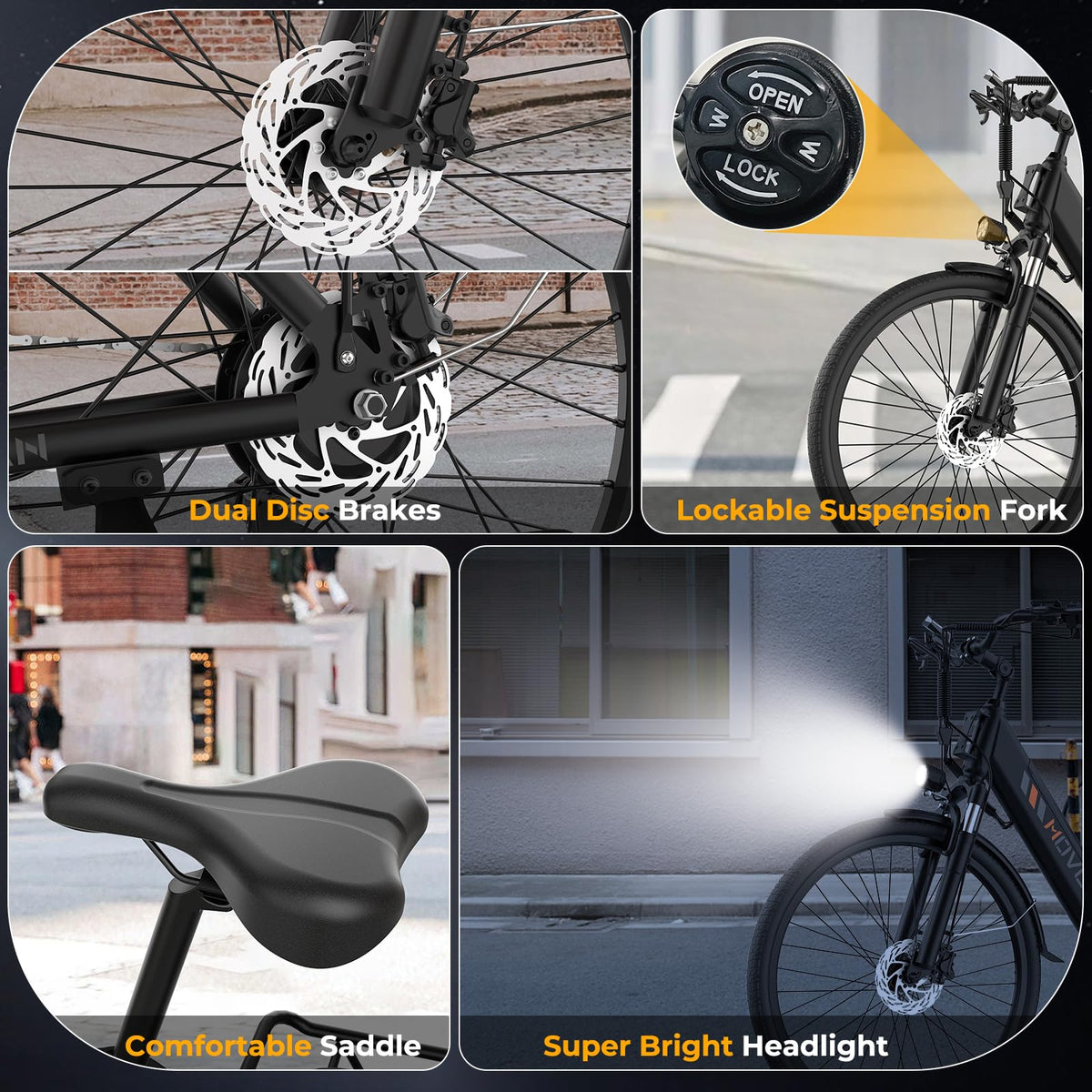 Bicicleta Eléctrica Movcan V80 Canadá