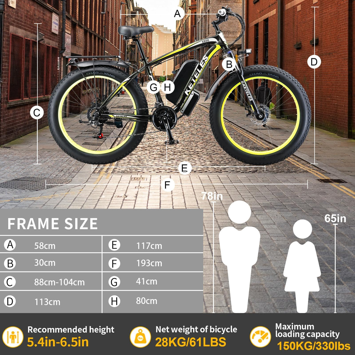EVGUPRIDER 48V 21-Speed Electric Mountain Bike Canada