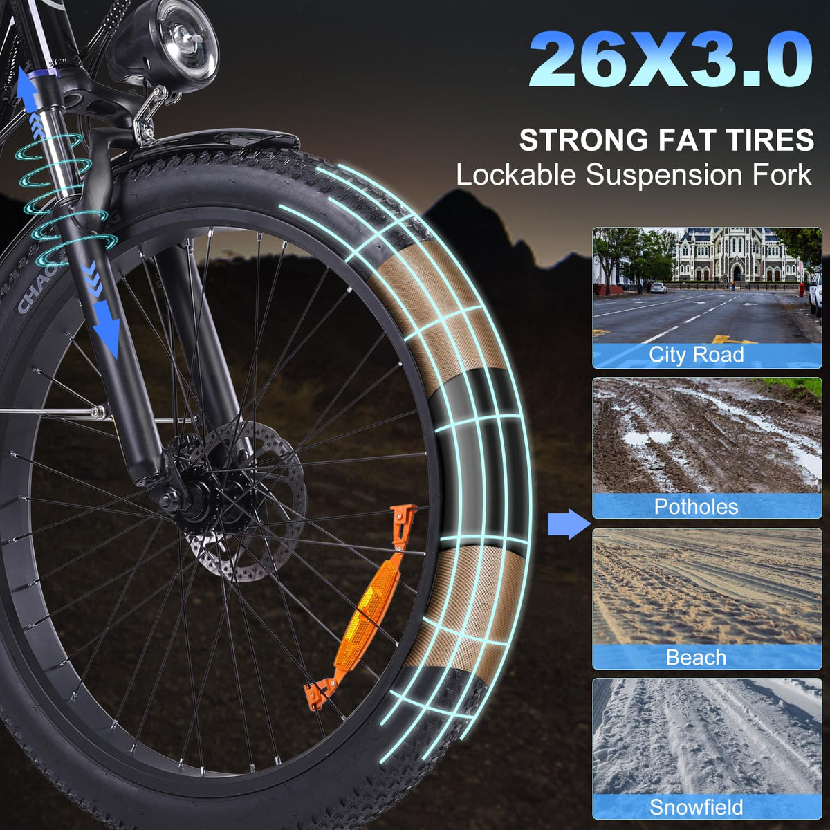 GELEISEN TT-S9 Step-Thru Folding Electric Bike Canada